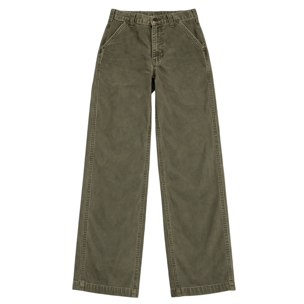 Carhartt B324 ARG Olive Green Relaxed Fit Work Pants 36x32 Carpenter Utility